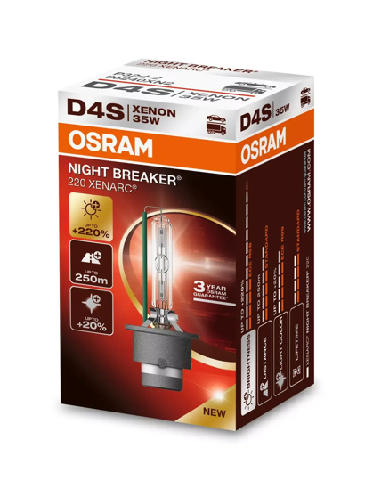 OSRAM XENARC NIGHT Breaker Laser, D4S, +220% XENON 1vnt.66440XN2   
