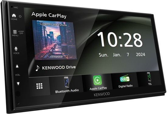 Kenwood, DMX-6523DSM 2-DIN WIFI  multimedija, Bluetooth, USB  